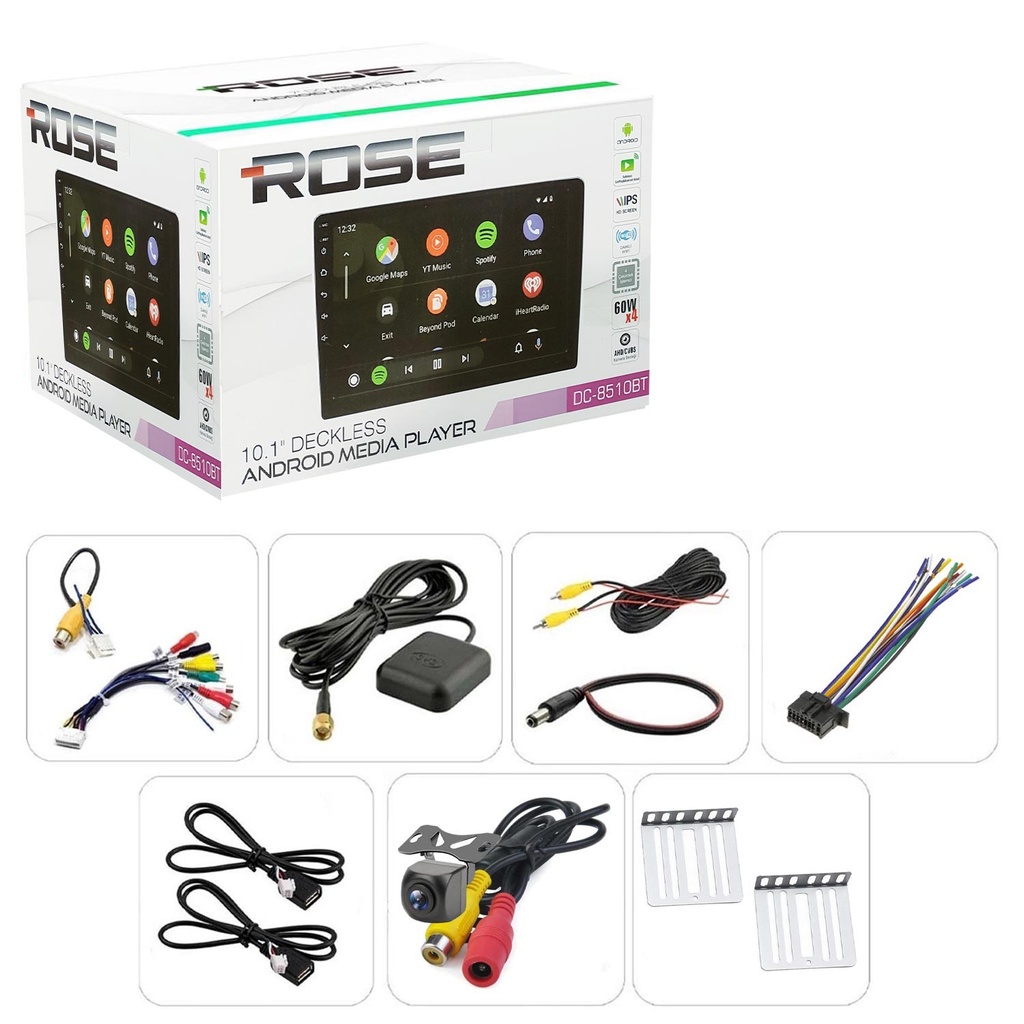 10.1'' Android Oto Tablet 4-64 Kameralı Rose DC-8510BT-464