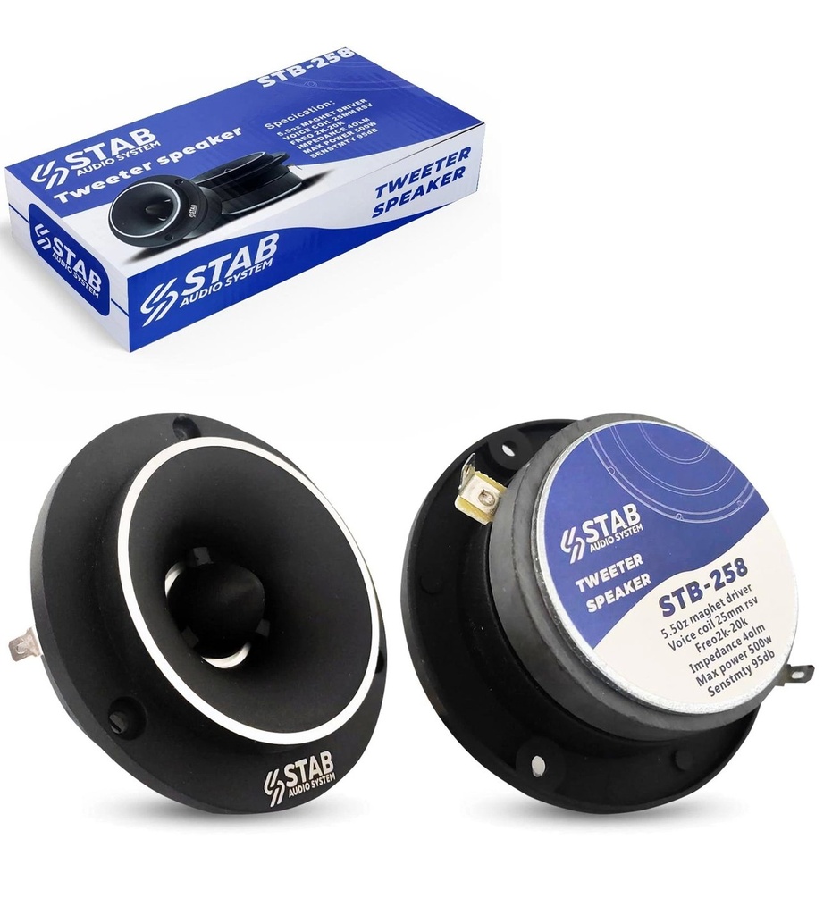 Spl Tweeter 500w 10cm Stab STB-258 R42