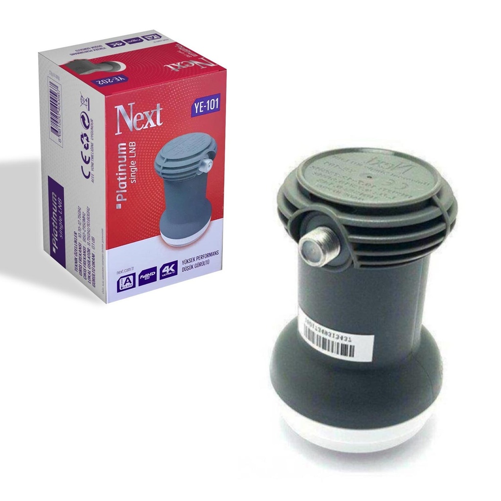 Tekli Lnb Platinium 0.1Db 3D 4K Next YE-101 R38