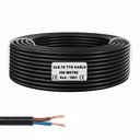 2x0.75 TTR Seslendirme Kablosu Siyah 100mt BRK-275S