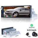 6.9'' Android Tek Din Teyp 4x60w 2-32 Type-C Şarj Carplay Twogo WO-1975 R1