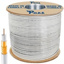 Anten Kablosu Gold RG6/U4 48Tel 500mt Poke PK-1355