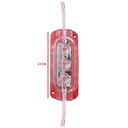 Çakar Modül Led 12v Animasyonlu 3 Ledli Kırmızı Poke PK-5569