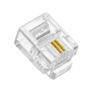 RJ11 Soket 2 Pin Hadron 100 adet HDX-5018