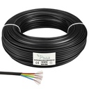 Telefon Kablosu Dörtlü Köken Siyah Flat 200mt Poke Pk-1252