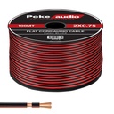 2X0.75 Hoparlör Kablosu Siyah Kordon Makaralı 100mt Poke PK-1416