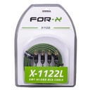 Oto Anfi Kablo 2rca 2rca 5mt OFC Bakır For-x X-1122L  R10