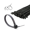 Kablo Bağı Cırt Kelepçe 25cm Naylon Siyah 100 Adet Etc   R12