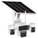 Solar 4G Sim Karlı PTZ Çift Kamera Gece Renkli Sesli Ultra HD 3+3mp O-Kam Pro-9090  R42