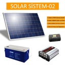 Solar Paket 02- 2x 170w Panel 2x 100a Akü Mini Buzdolabı Paketi (Kargo Alıcı Öder)